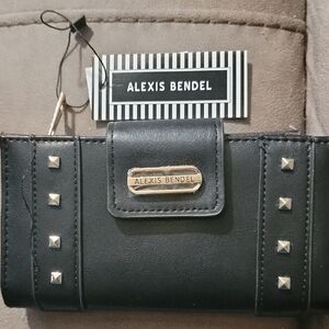 Alexis Bendel Black Studded Wallet